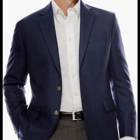 Stafford Big & Tall Executive Blazer - Picture 1 of 8